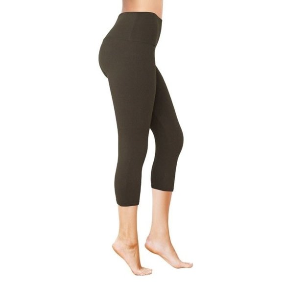 Brushed Tummy Control 5" High Waist Capri - Picture 7 of 11